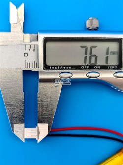 Аккумулятор 3.7v 2000mAh 2 pin 2 провода + разъем фишка (коннектор) 853465 Li-Pol универсальная аккумуляторная батарея 8.5x34х65 - фото 194154