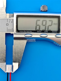 Аккумулятор 3.7v 2000mAh 2 pin 2 провода + разъем фишка (коннектор) 853465 Li-Pol универсальная аккумуляторная батарея 8.5x34х65 - фото 194156