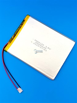 Аккумулятор 3.8v 4000mAh 2pin 3095125 Li-Pol универсальная аккумуляторная батарея 3x95x125 2 провода - фото 194188