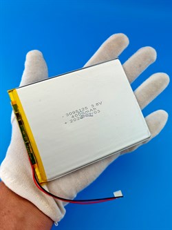 Аккумулятор 3.8v 4000mAh 2pin 3095125 Li-Pol универсальная аккумуляторная батарея 3x95x125 2 провода - фото 194189