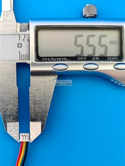 Аккумулятор 3.7v 2200mAh 3pin 3 провода + разъем (фишка) коннектор 703565 Li-Pol универсальная аккумуляторная батарея 7x35x65 - фото 194206