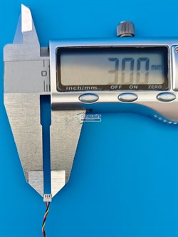 Аккумулятор 3.7v 560mAh 3pin 3 провода + разъем (фишка) коннектор 643333 Li-Pol универсальная аккумуляторная батарея 6.4x33x33 - фото 194267