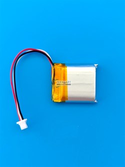 Аккумулятор 3.7v 520mAh 3pin 3 провода + разъем (фишка) коннектор 722428 Li-Pol универсальная аккумуляторная батарея 7.2x24x28 - фото 194296