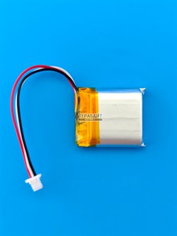 Аккумулятор 3.7v 520mAh 3pin 3 провода + разъем (фишка) коннектор 722428 Li-Pol универсальная аккумуляторная батарея 7.2x24x28 - фото 194297
