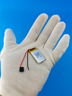 Аккумулятор 3.7v 350mAh 3pin 402035 Li-Pol универсальная аккумуляторная батарея 4x20x35 3 провода - фото 194648