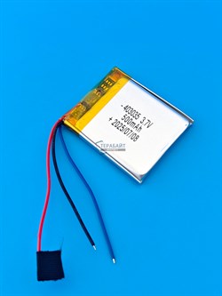 Аккумулятор 3.7v 500mAh 3pin 3 провода 403035 Li-Pol универсальная аккумуляторная батарея 4x30х35 - фото 194680