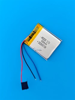 Аккумулятор 3.7v 500mAh 3pin 3 провода 403035 Li-Pol универсальная аккумуляторная батарея 4x30х35 - фото 194681