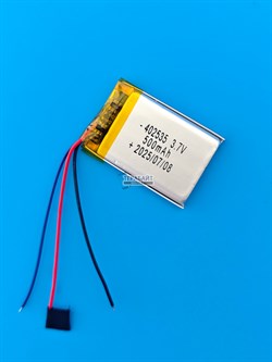 Аккумулятор 3.7v 500mAh 3pin 3 провода 402535 Li-Pol универсальная аккумуляторная батарея 4x25х35 - фото 194723