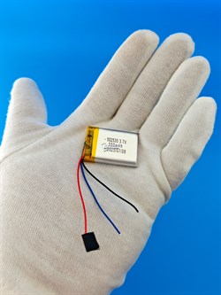 Аккумулятор 3.7v 550mAh 3pin 3 провода 502535 Li-Pol универсальная аккумуляторная батарея 5x25х35 - фото 194745