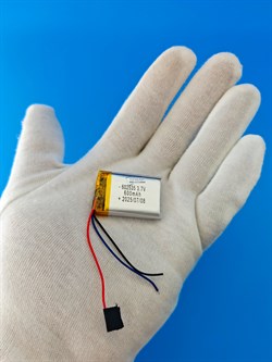Аккумулятор 3.7v 600mAh 3pin 3 провода 602535 Li-Pol универсальная аккумуляторная батарея 6x25х35 - фото 194767