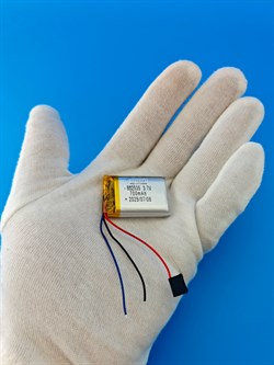 Аккумулятор 3.7v 700mAh 3pin 3 провода 802535 Li-Pol универсальная аккумуляторная батарея 8x25х35 - фото 194803