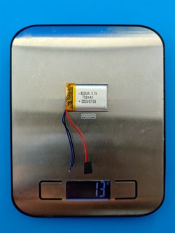Аккумулятор 3.7v 700mAh 3pin 3 провода 802535 Li-Pol универсальная аккумуляторная батарея 8x25х35 - фото 194804