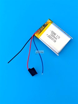 Аккумулятор 3.7v 1200mAh 3pin 3 провода 103040 Li-Pol универсальная аккумуляторная батарея 10x30х40 - фото 194842