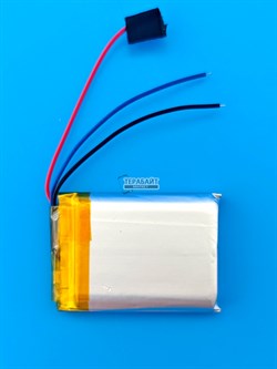 Аккумулятор 3.7v 950mAh 3pin 3 провода 803040 Li-Pol универсальная аккумуляторная батарея 8x30х40 - фото 194862