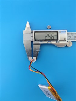 Аккумулятор 3.7v 680mAh 3pin 3 провода + разъем (фишка) коннектор 603040 Li-Pol универсальная аккумуляторная батарея 6x30x40 - фото 194903