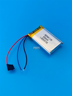 Аккумулятор 3.8v 850mAh 3pin 3 провода 902540 Li-Pol универсальная аккумуляторная батарея 9x25х40 - фото 194933