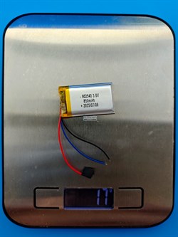 Аккумулятор 3.8v 850mAh 3pin 3 провода 902540 Li-Pol универсальная аккумуляторная батарея 9x25х40 - фото 194936
