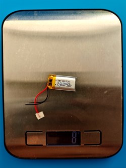 Аккумулятор 3.7v 380mAh 2pin 2 провода 801730 Li-Pol универсальная аккумуляторная батарея 8x17х30 - фото 195828