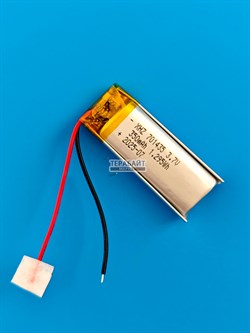 Аккумулятор 3.7v 350mAh 2pin 2 провода 701435 Li-Pol универсальная аккумуляторная батарея 7x14х35 - фото 195915