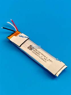 Аккумулятор 3.85v 350mAh 3pin 3 провода 391357 Li-Pol универсальная аккумуляторная батарея 3.9x13х57 - фото 195961