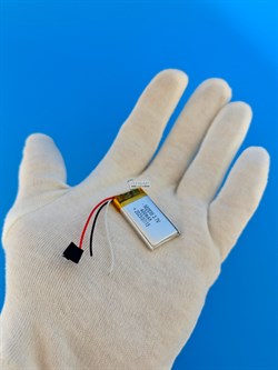 Аккумулятор 3.7v 400mAh 3pin 3 провода 502035 Li-Pol универсальная аккумуляторная батарея 5x20х35 - фото 196000