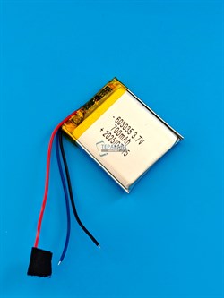 Аккумулятор 3.7v 700mAh 3pin 3 провода 603035 Li-Pol универсальная аккумуляторная батарея 6x30х35 - фото 196078