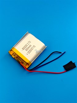 Аккумулятор 3.7v 800mAh 3pin 3 провода 803035 Li-Pol универсальная аккумуляторная батарея 8x30х35 - фото 196101