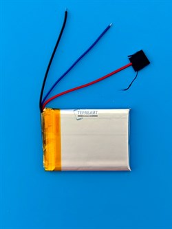 Аккумулятор 3.7v 400mAh 3pin 3 провода 403040 Li-Pol универсальная аккумуляторная батарея 4x30х40 - фото 196121