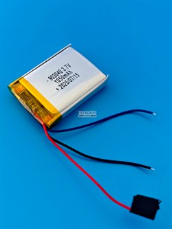 Аккумулятор 3.7v 1050mAh 3pin 3 провода 903040 Li-Pol универсальная аккумуляторная батарея 9x30х40 - фото 196145