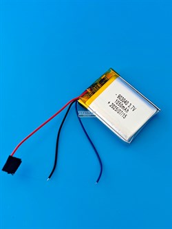 Аккумулятор 3.7v 1050mAh 3pin 3 провода 903040 Li-Pol универсальная аккумуляторная батарея 9x30х40 - фото 196147
