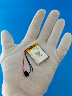 Аккумулятор 3.7v 1050mAh 3pin 3 провода 903040 Li-Pol универсальная аккумуляторная батарея 9x30х40 - фото 196149