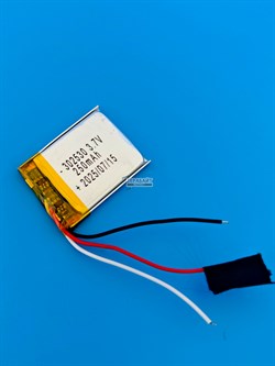 Аккумулятор 3.7v 250mAh 3pin 3 провода 302530 Li-Pol универсальная аккумуляторная батарея 3x25х30 Терабайт Маркет - фото 196163