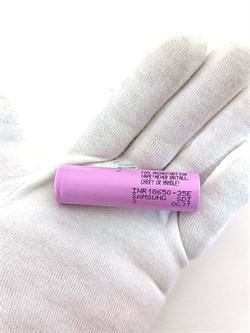 Аккумулятор Samsung  Li-ion 18650, 3500 мА/ч, 3,7в - фото 196508