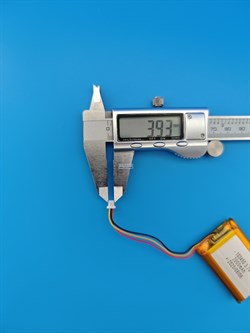 Аккумулятор 3.7v 2000mAh 3pin 3 провода + разъем (фишка) коннектор 103450 Li-Pol универсальная аккумуляторная батарея 10x34x50 - фото 197016