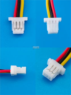 Аккумулятор 3.7v 2000mAh 3pin 3 провода + разъем (фишка) коннектор 103450 Li-Pol универсальная аккумуляторная батарея 10x34x50 - фото 197027