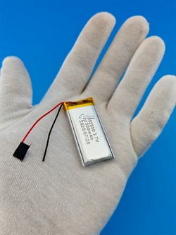 Аккумулятор 3.7v 1300mAh 2pin 2 провода 902550 Li-Pol универсальная аккумуляторная батарея 9x25х50 - фото 197049