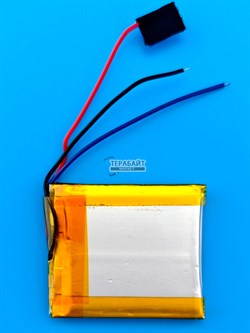 Аккумулятор 3.7v 750mAh 3pin 3 провода 503337 Li-Pol универсальная аккумуляторная батарея 5x33х37 - фото 197063