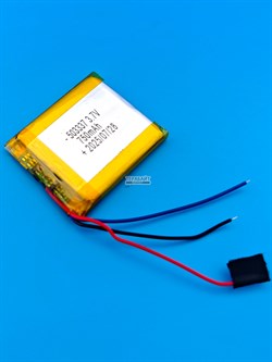 Аккумулятор 3.7v 750mAh 3pin 3 провода 503337 Li-Pol универсальная аккумуляторная батарея 5x33х37 - фото 197064