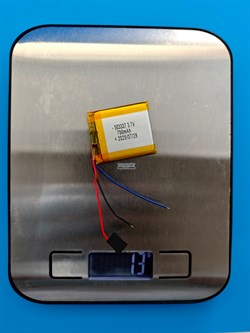 Аккумулятор 3.7v 750mAh 3pin 3 провода 503337 Li-Pol универсальная аккумуляторная батарея 5x33х37 - фото 197069