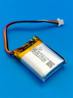 Аккумулятор 3.7v 690mAh 4pin 4 провода + разъем (фишка) коннектор 862633 Li-Pol универсальная аккумуляторная батарея 8.6x26x33 - фото 197161