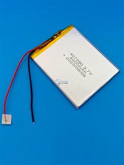Аккумулятор 3.7v 3500mAh 2pin 2 провода 407090 Li-Pol универсальная аккумуляторная батарея 4x70х90 - фото 197228