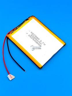 Аккумулятор 3.7v 4000mAh 2pin 2 провода 507090 Li-Pol универсальная аккумуляторная батарея 5x70х90 - фото 197246