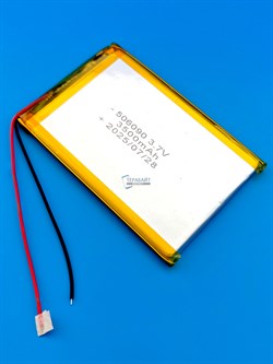 Аккумулятор 3.7v 3500mAh 2pin 2 провода 506090 Li-Pol универсальная аккумуляторная батарея 5x60х90 - фото 197266