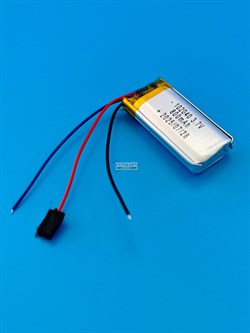 Аккумулятор 3.7v 800mAh 3pin 3 провода 102040 Li-Pol универсальная аккумуляторная батарея 10x20х40 - фото 197286