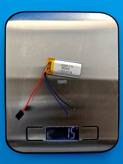 Аккумулятор 3.7v 800mAh 3pin 3 провода 102040 Li-Pol универсальная аккумуляторная батарея 10x20х40 - фото 197289