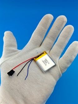 Аккумулятор 3.7v 750mAh 3pin 3 провода 703035 Li-Pol универсальная аккумуляторная батарея 7x30х35 - фото 197307