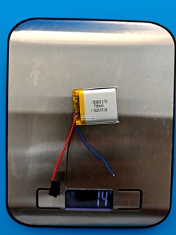 Аккумулятор 3.7v 750mAh 3pin 3 провода 703035 Li-Pol универсальная аккумуляторная батарея 7x30х35 - фото 197308