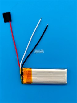 Аккумулятор 3.7v 350mAh 3pin 3 провода 401540 Li-Pol универсальная аккумуляторная батарея 4x15х40 - фото 197320