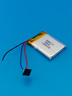 Аккумулятор 3.7v 600mAh 3pin 3 провода 503040 Li-Pol универсальная аккумуляторная батарея 5x30х40 - фото 197345