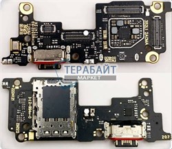 Нижняя плата для Xiaomi 12T с разъемом для зарядки и микрофоном - фото 199372